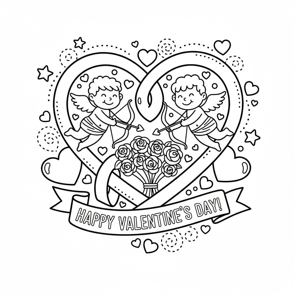 Cặp Đôi Valentine Ngọt Ngào