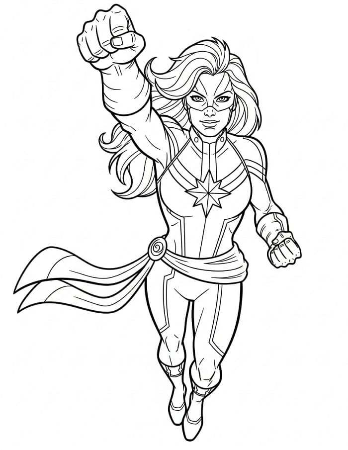 Captain Marvel Bay Lên