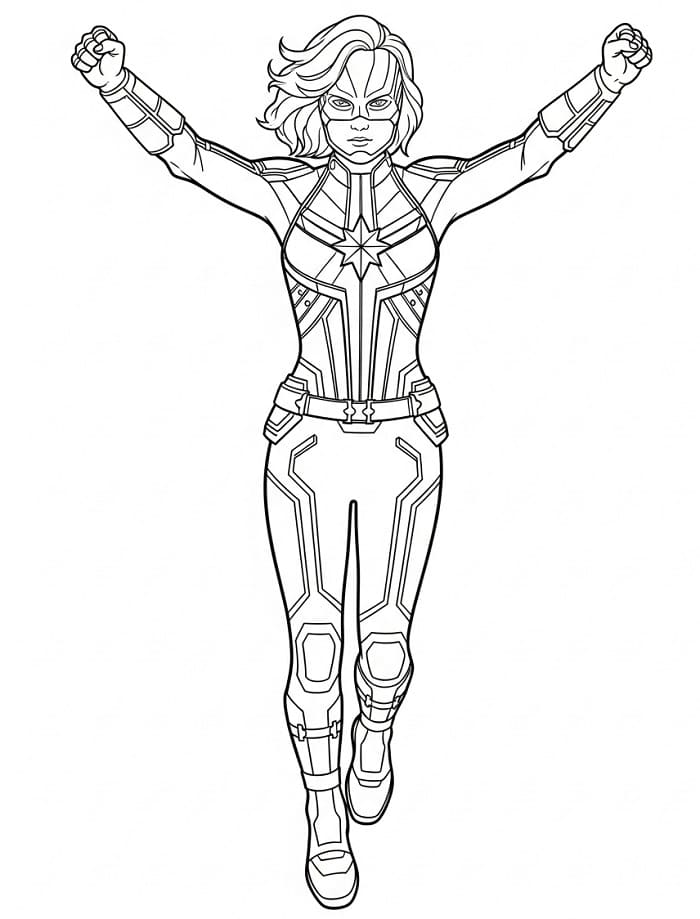 Captain Marvel Cực Ngầu