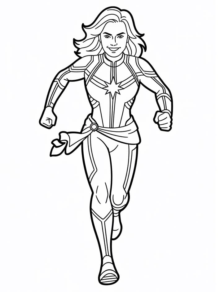Captain Marvel Cười