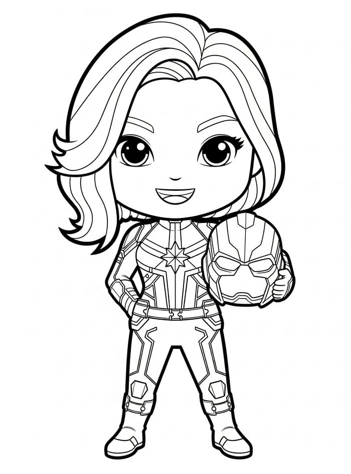 Captain Marvel Đáng Yêu