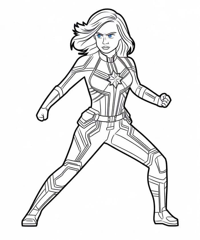 Captain Marvel Hành Động
