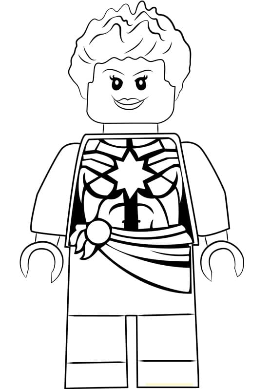 Captain Marvel Lego