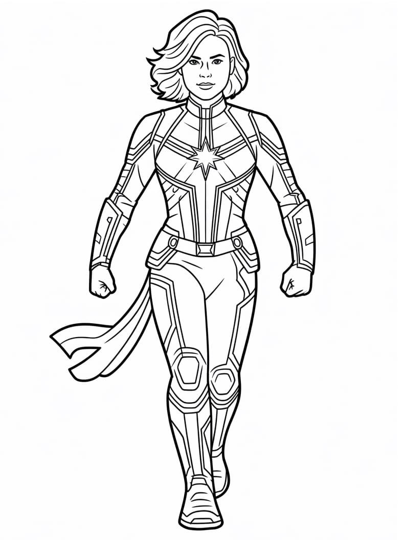 Captain Marvel Xinh Đẹp