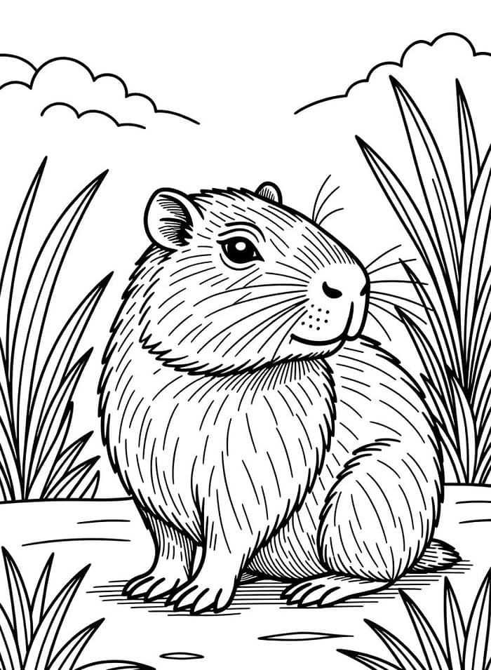 Capybara Cute