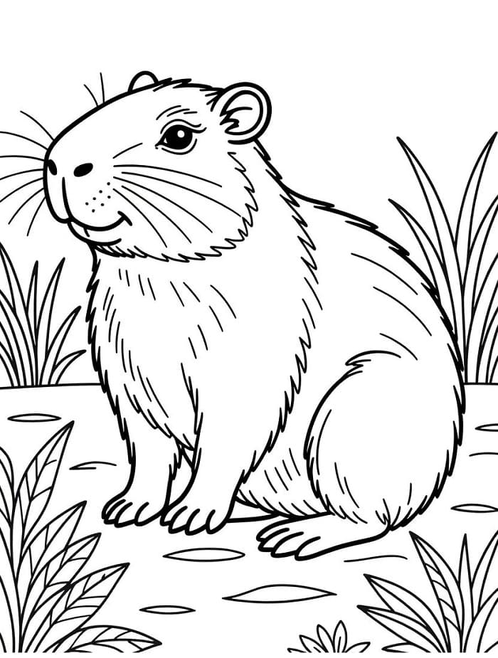 Tô Màu Capybara