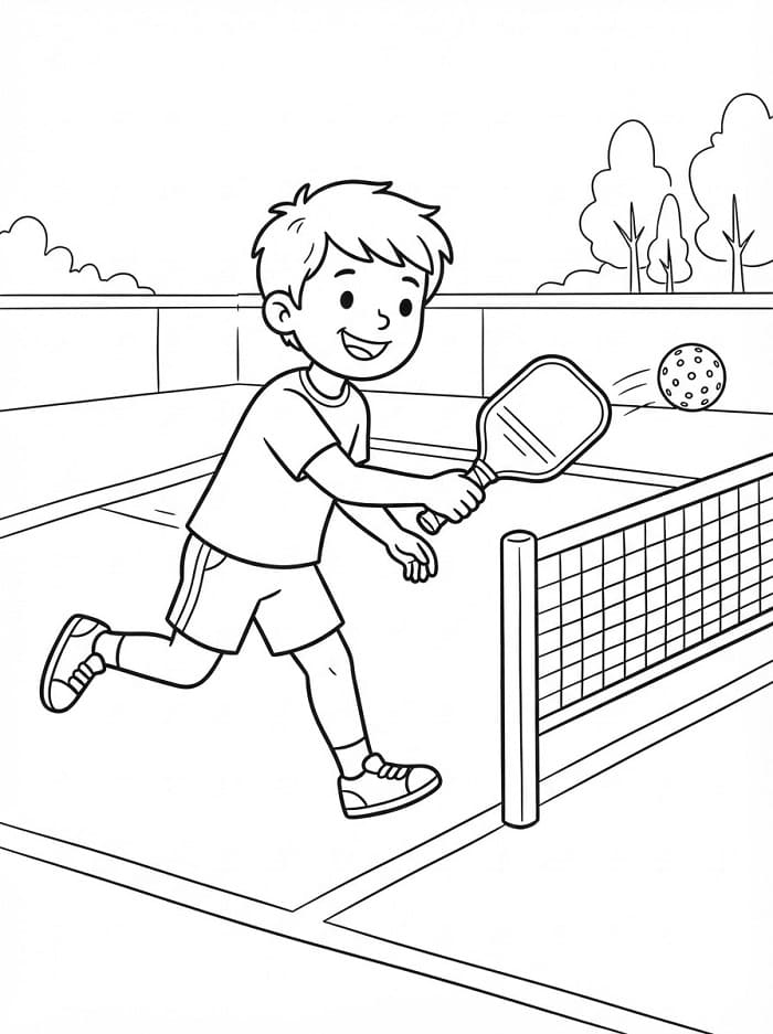 Cậu Bé Chơi Pickleball