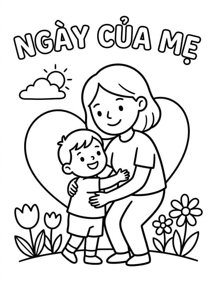 Cậu Bé Chúc Mừng Ngày Của Mẹ