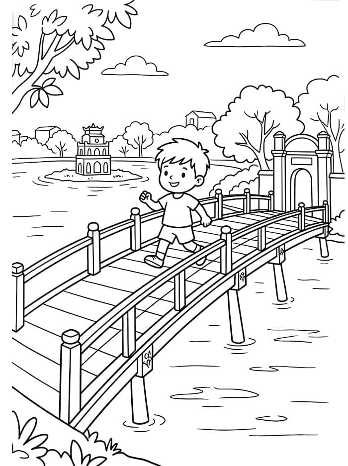 Cậu Bé Ở Trên Cầu Thê Húc