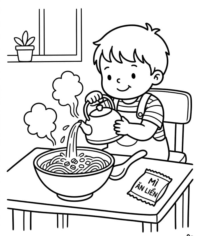 Cậu Bé Pha Mì Tôm