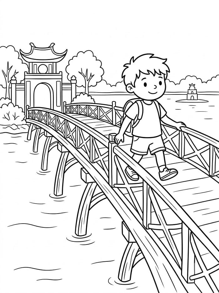 Cậu Bé Trên Cầu Thê Húc