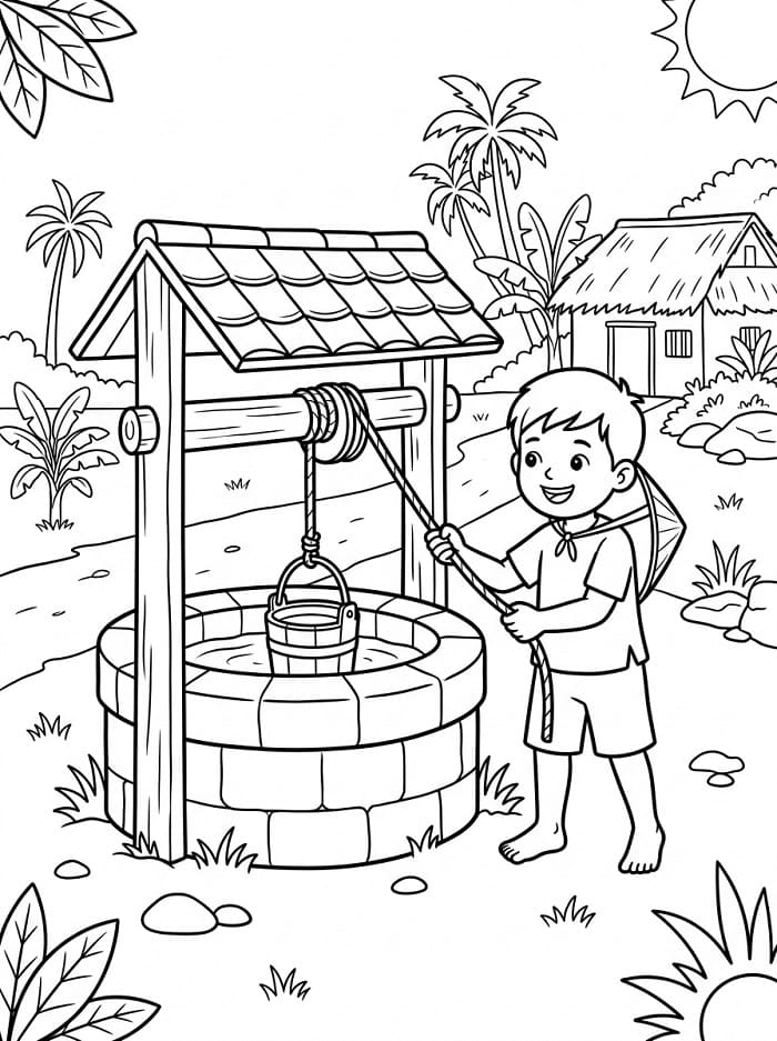 Cậu Bé và Giếng Nước
