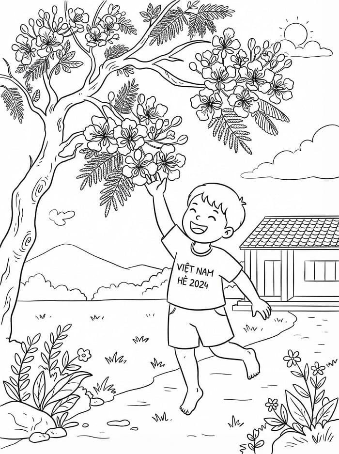 Cậu Bé và Hoa Phượng