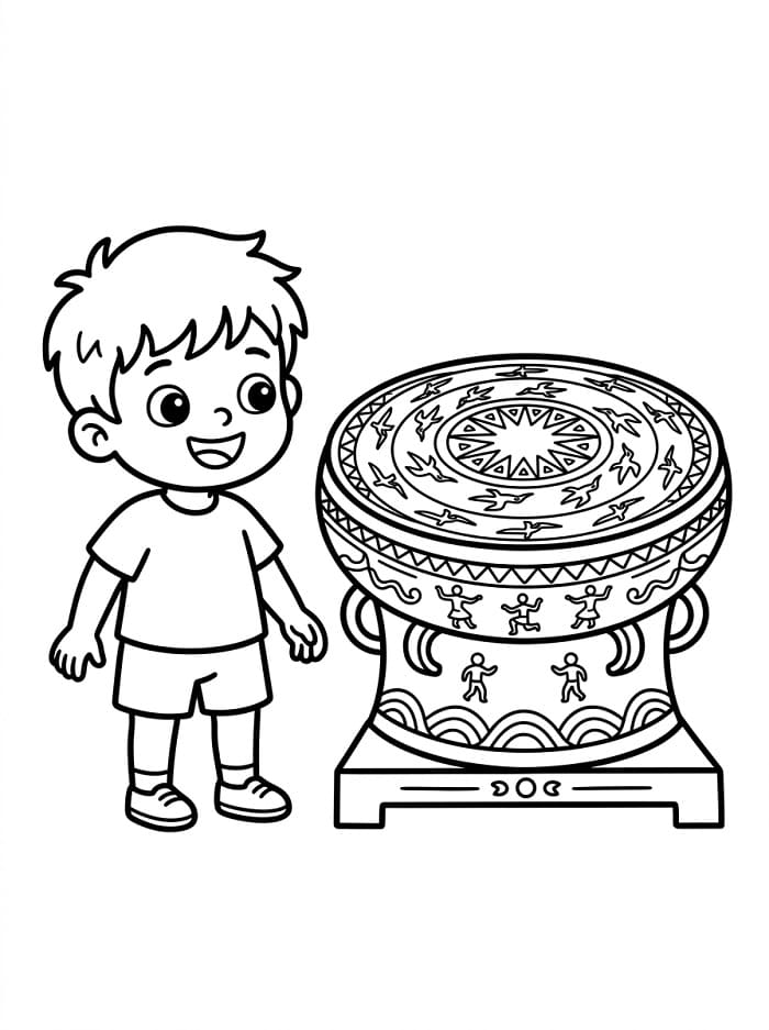 Cậu Bé và Trống Đồng Đông Sơn