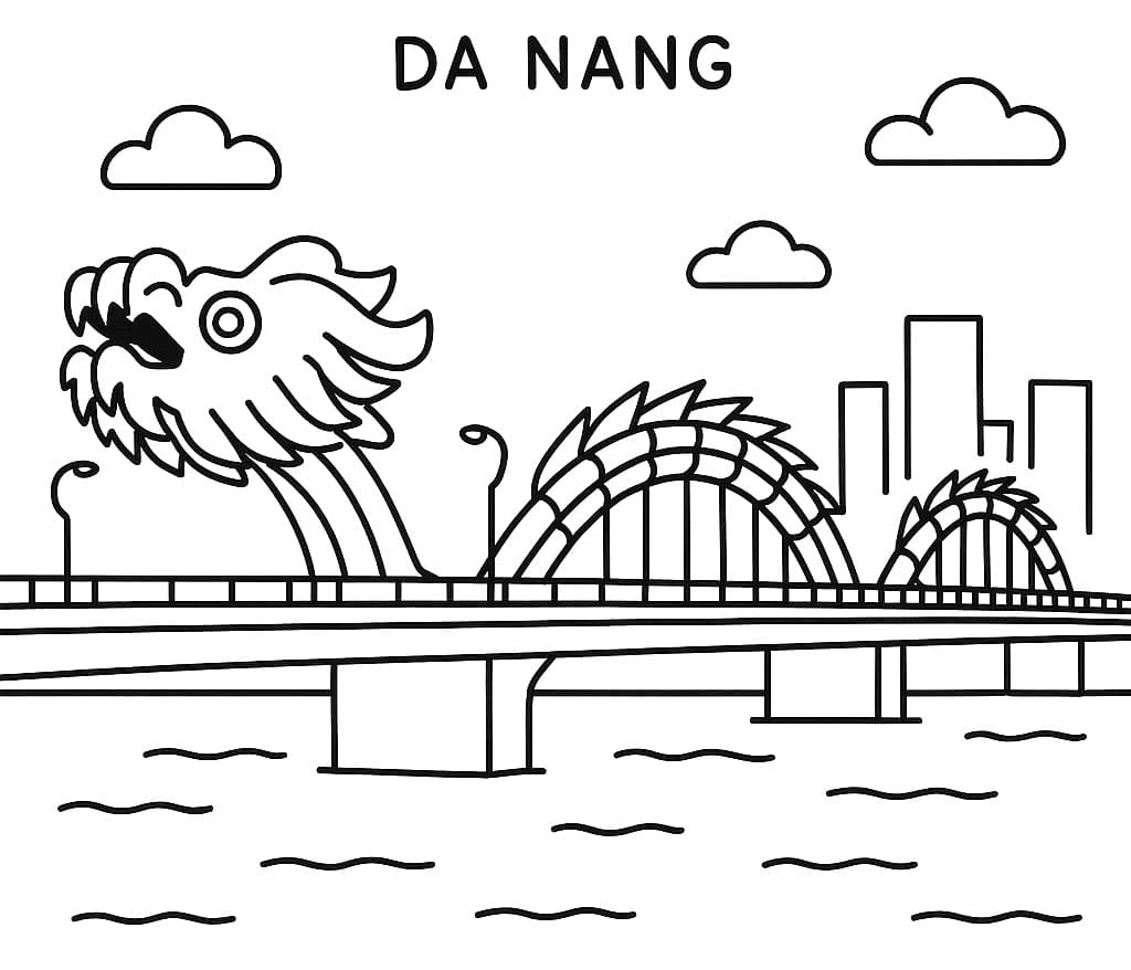 Cầu Rồng Đẹp và Đơn Giản