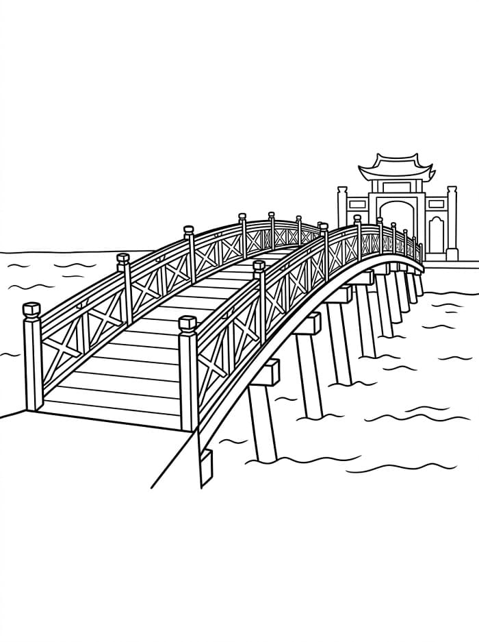 Cầu Thê Húc Đẹp