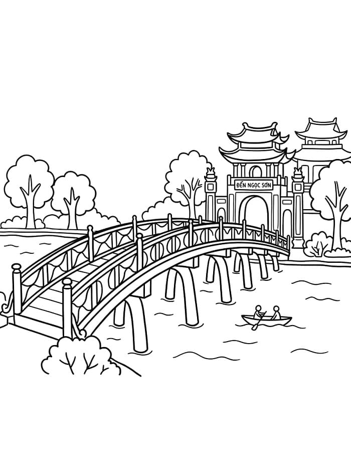 Cầu Thê Húc Và Đền Ngọc Sơn