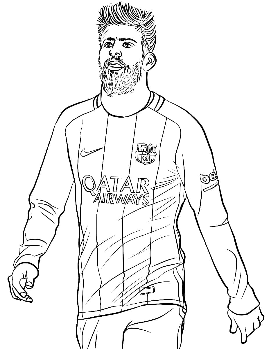 Cầu Thủ Bóng Đá Gerard Pique