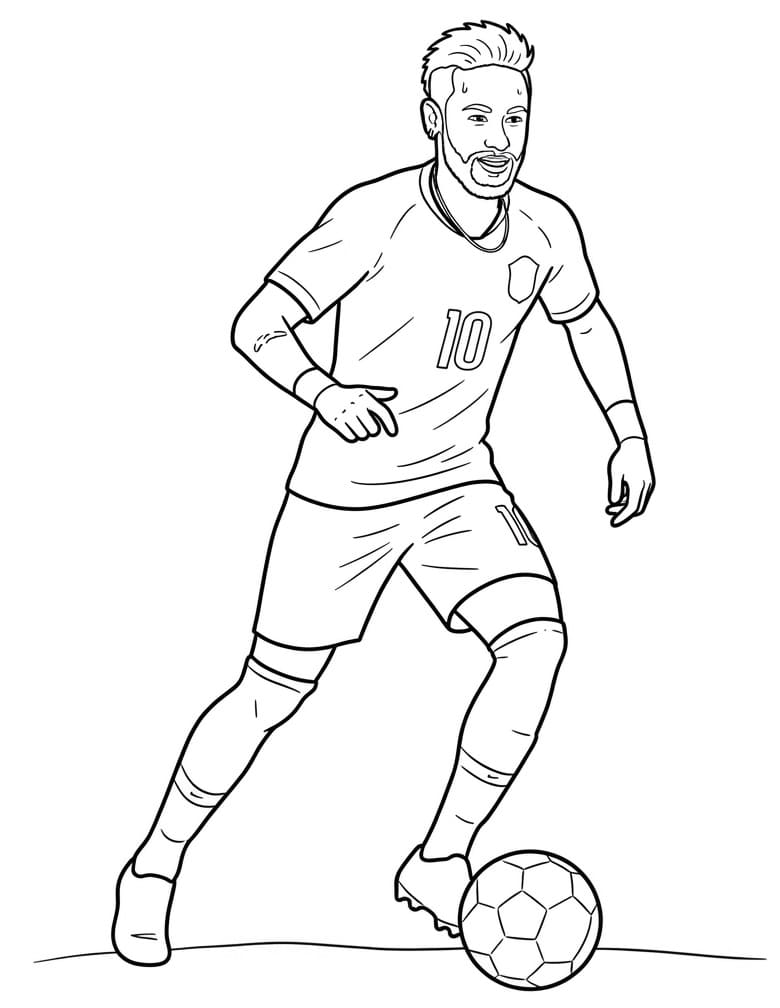 Cầu Thủ Neymar Đá Bóng