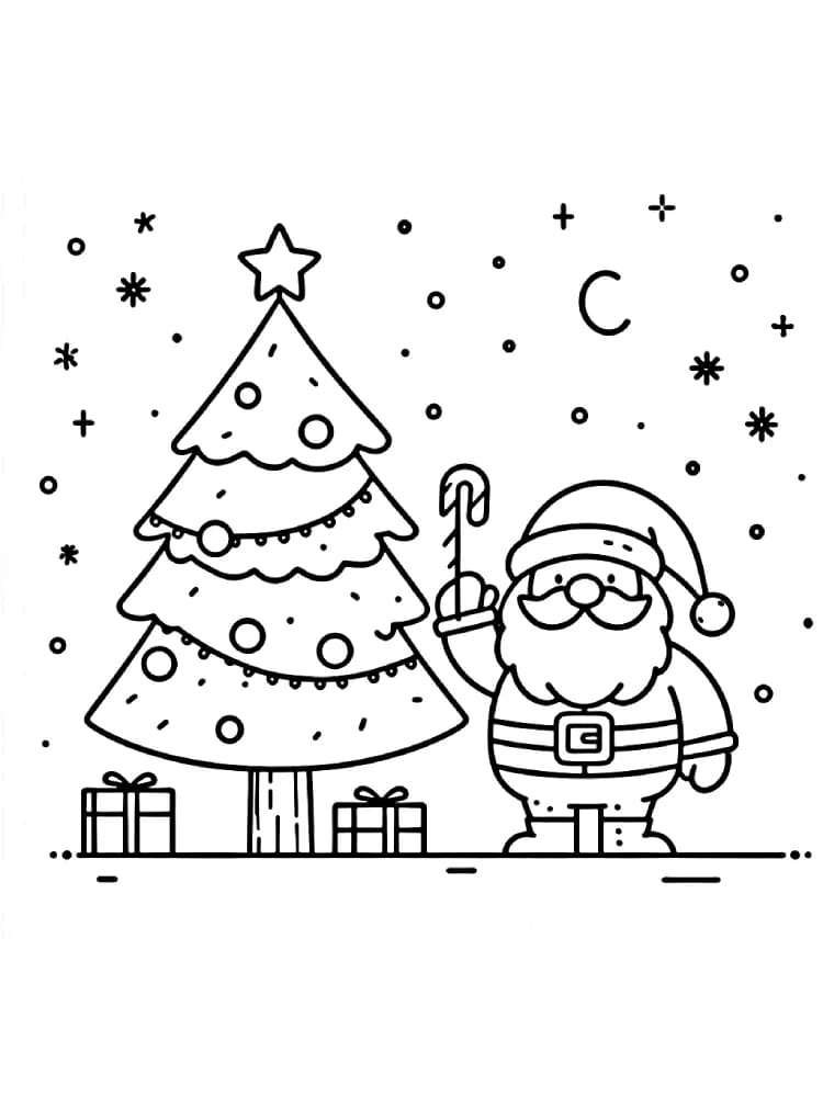 Cây Thông Cạnh Ông Già Noel