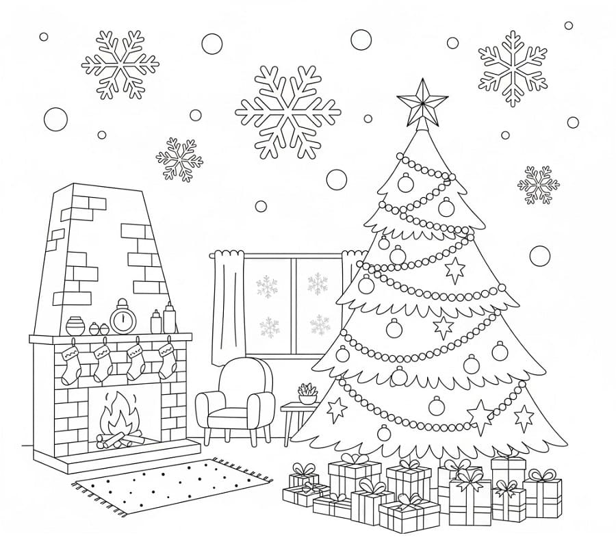 Cây Thông Noel Ở Trong Nhà