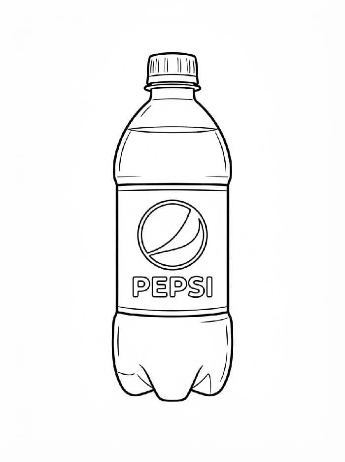 Chai Pepsi Đơn Giản