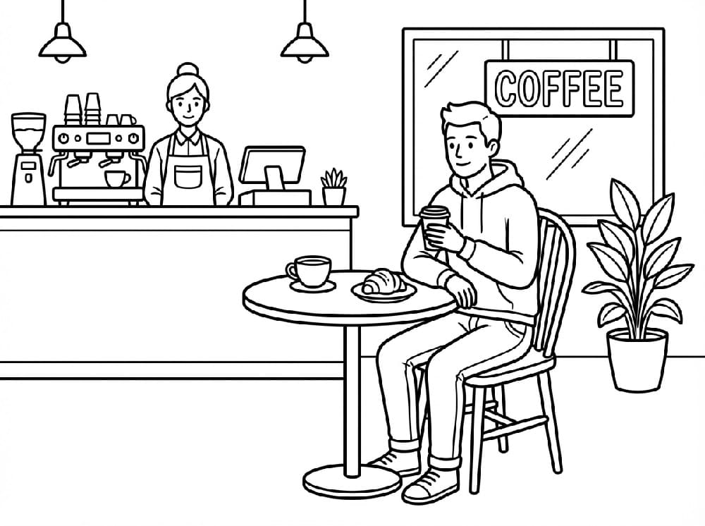 Chàng Trai Ở Quán Cà Phê