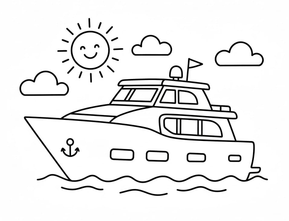 Chiếc Du Thuyền Sang Trọng