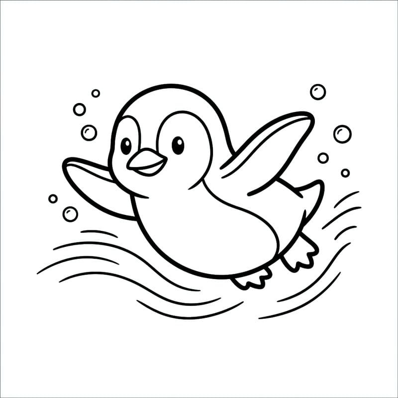 Chim Cánh Cụt Chơi Đùa