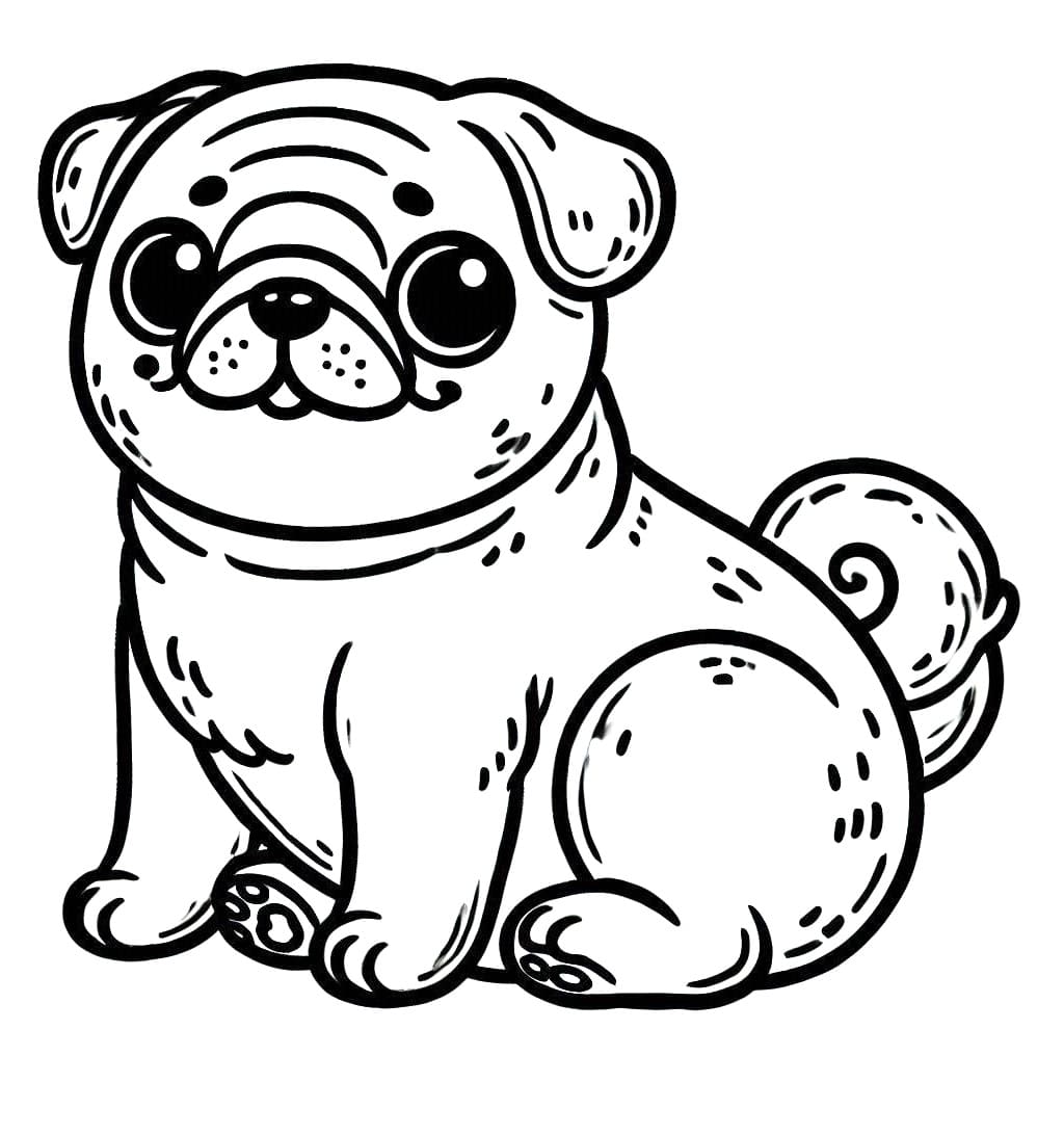 Chó Pug Nhỏ Cute