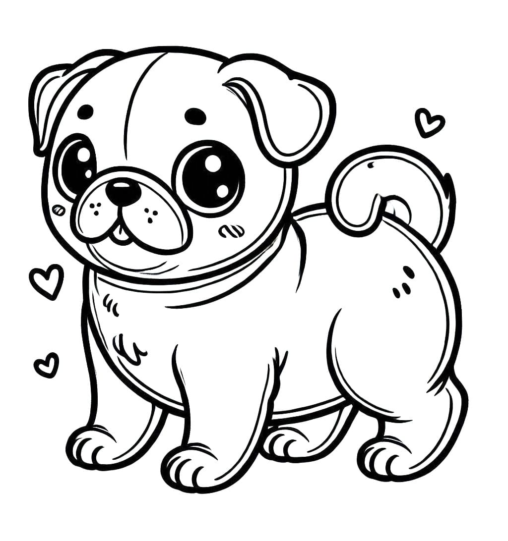 Chó Pug Nhỏ Đáng Yêu
