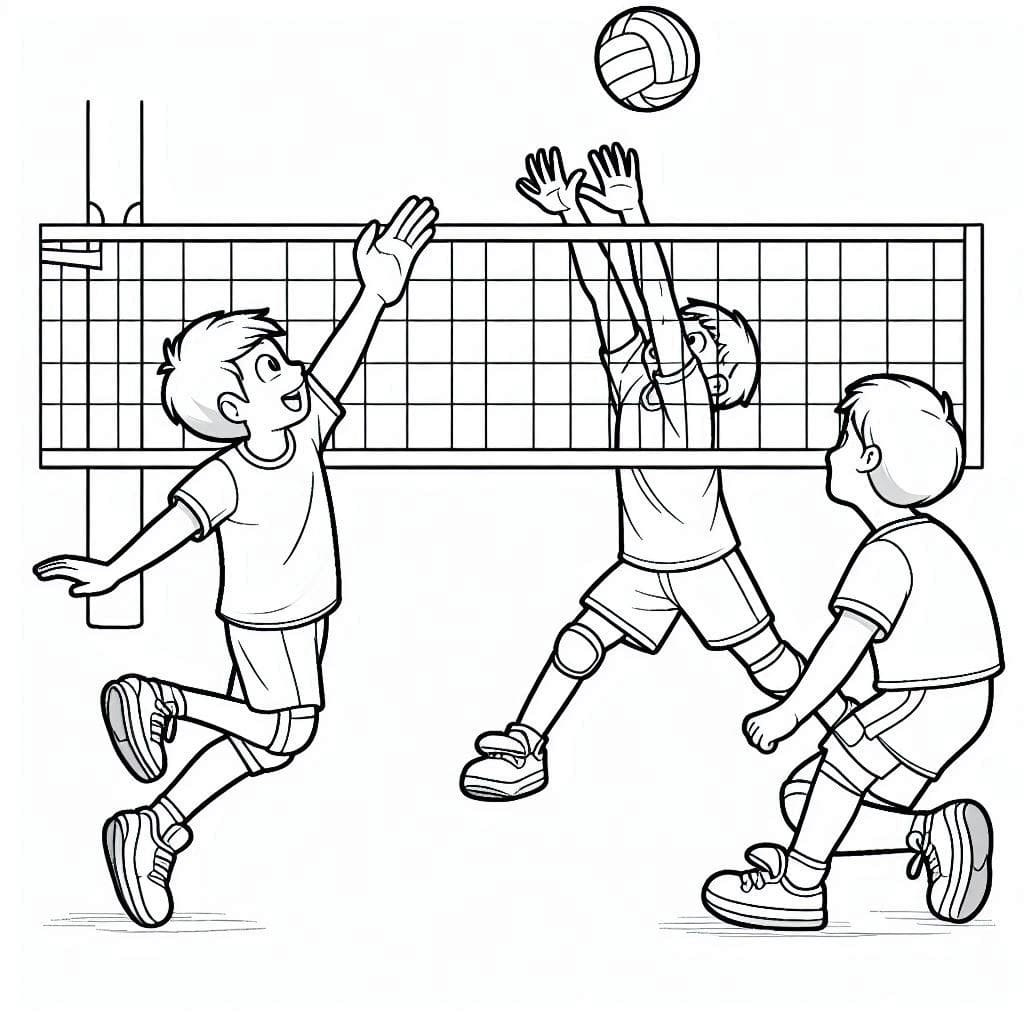 Chơi Bóng Chuyền Vui Vẻ