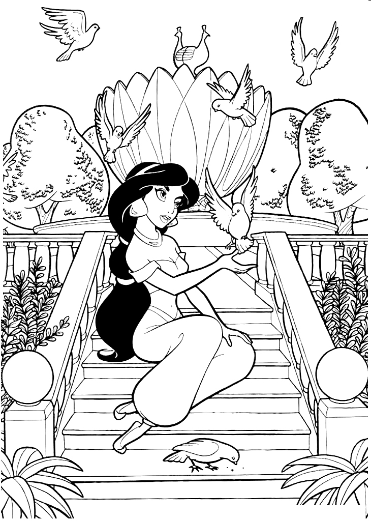 Chú Chim Và Jasmine Đang vui Đùa