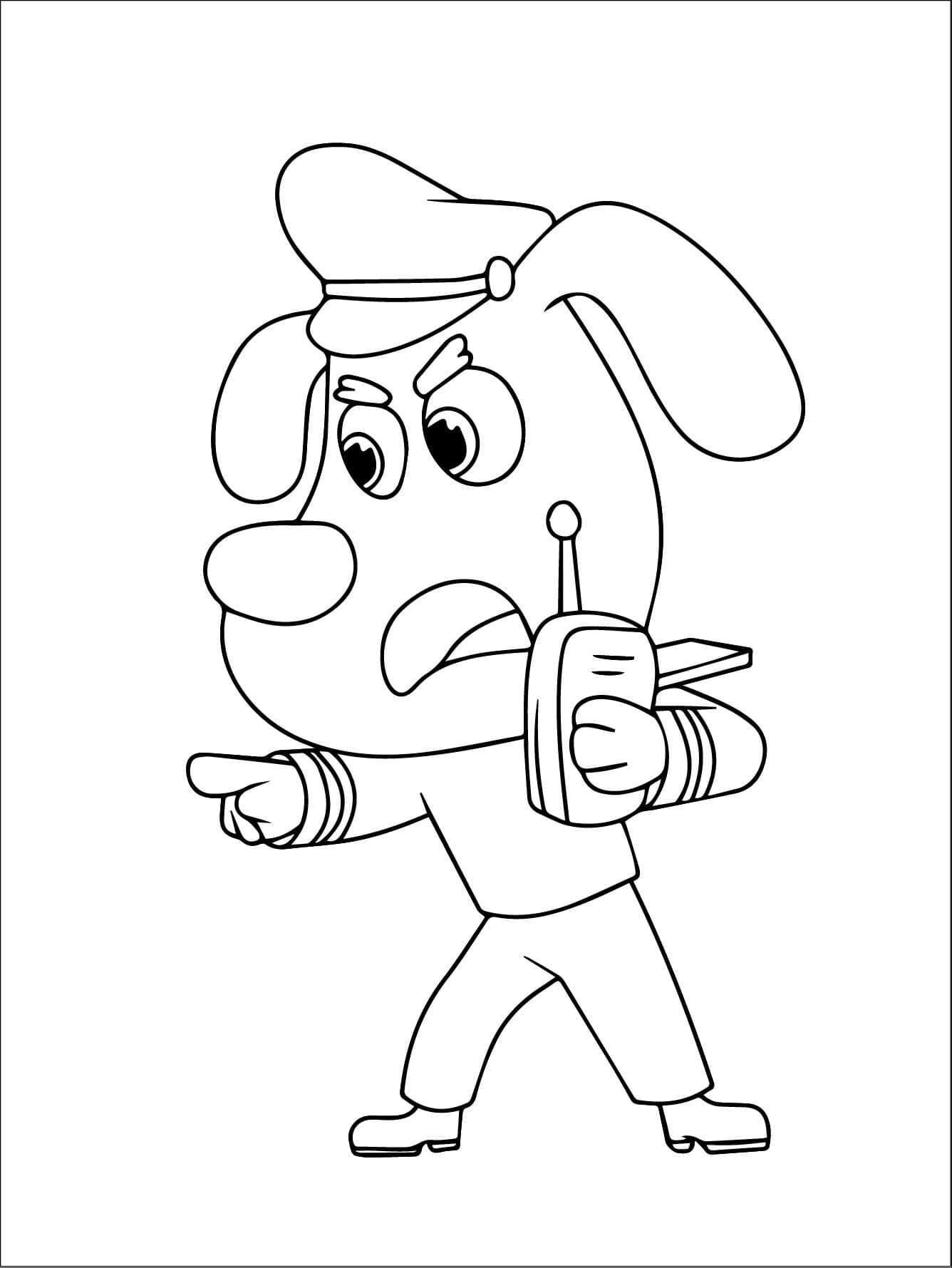 Chú Chó Cảnh Sát Trưởng Labrador