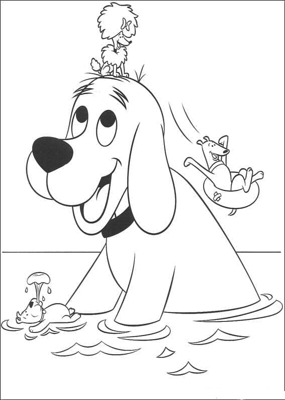 Chú Chó Clifford Đang Cười