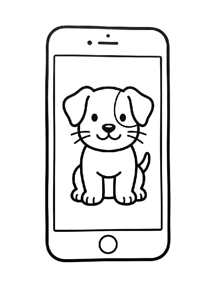 Chú Chó Đáng Yêu Trên Iphone