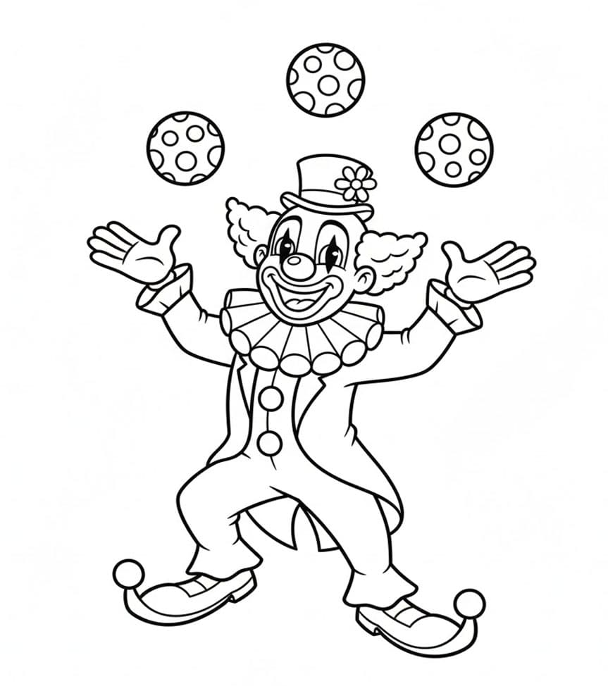 Chú Hề Biểu Diễn Xiếc