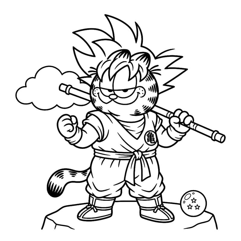 Chú Mèo Garfield Goku