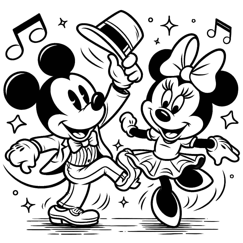 Chuột Mickey Nhảy Cùng Minnie