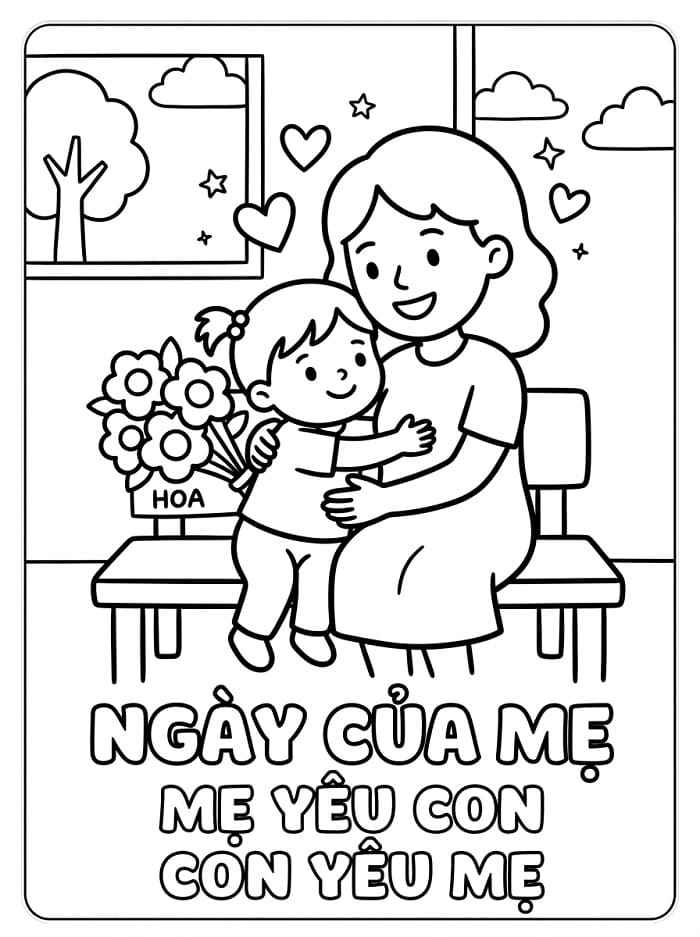 Cô Bé Chúc Mừng Ngày Của Mẹ