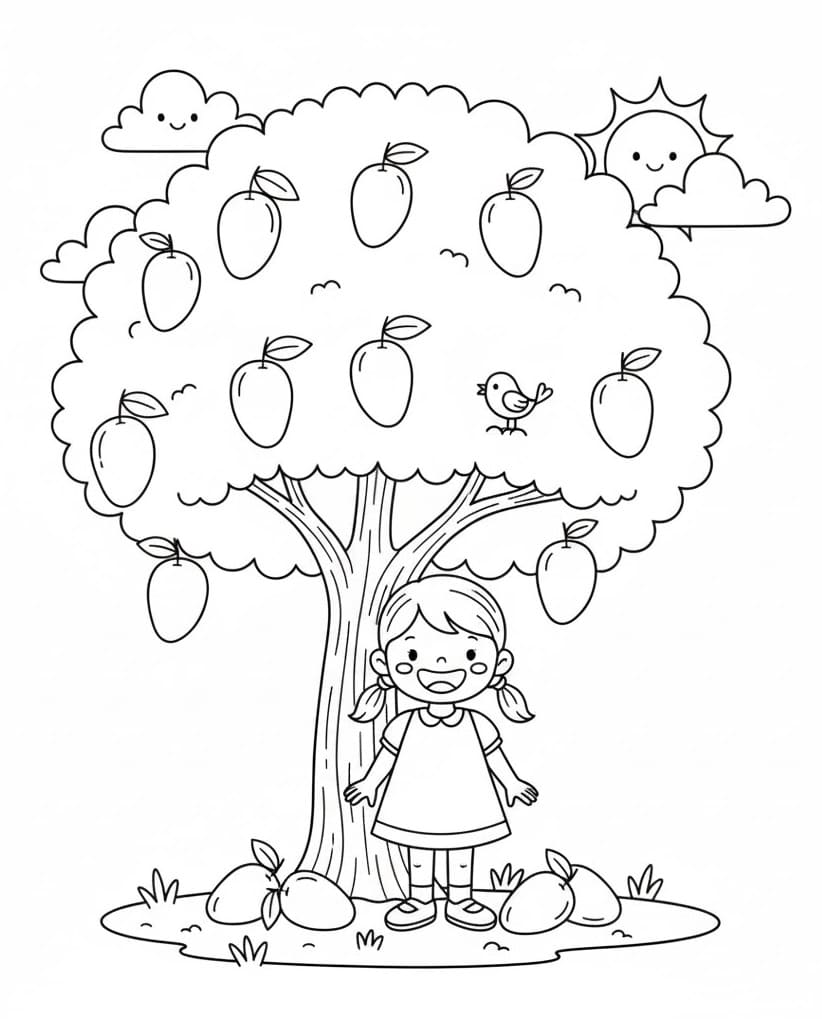 Cô Bé Dưới Cây Xoài