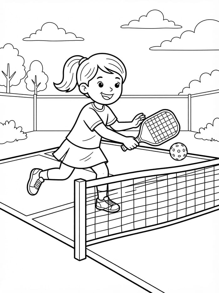 Cô Bé và Pickleball
