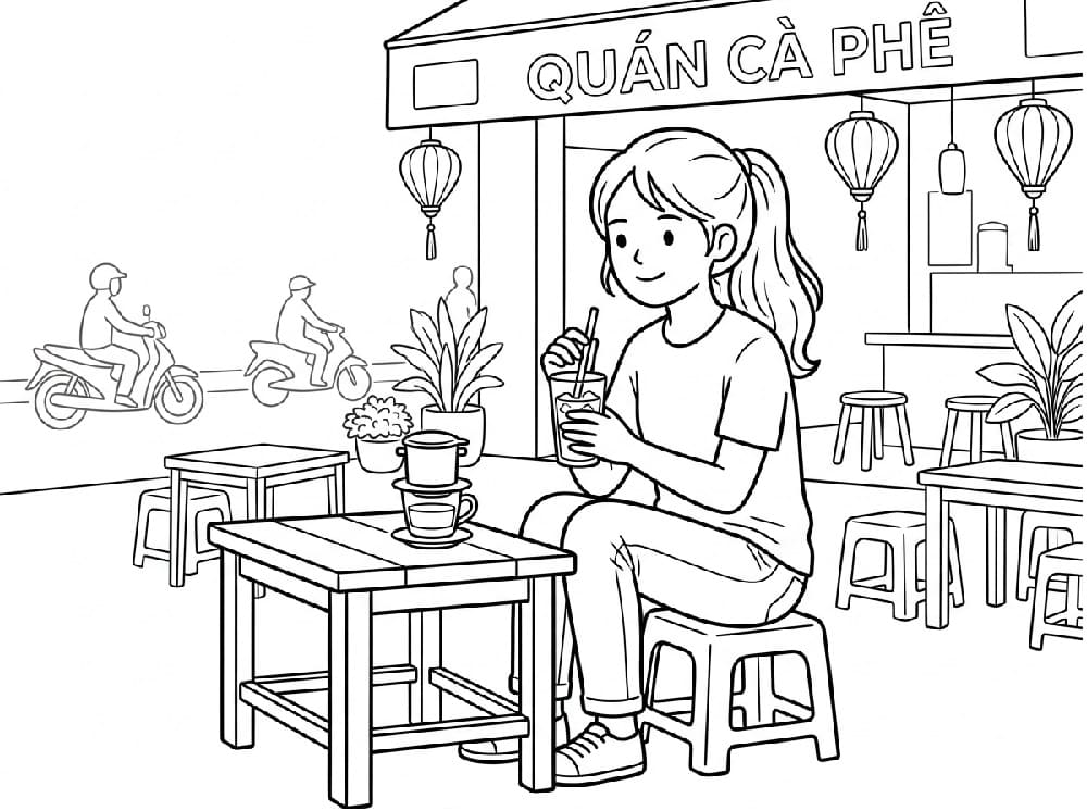 Cô Gái Ở Quán Cà Phê