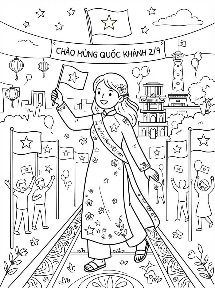 Cô Gái Trong Ngày Quốc Khánh 2-9