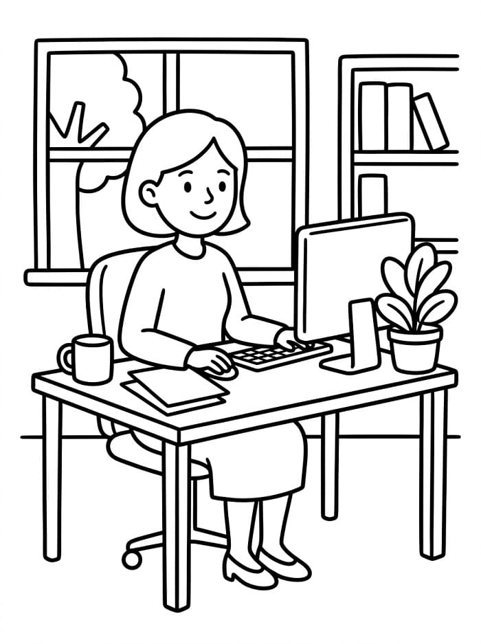 Cô Gái Trong Văn Phòng