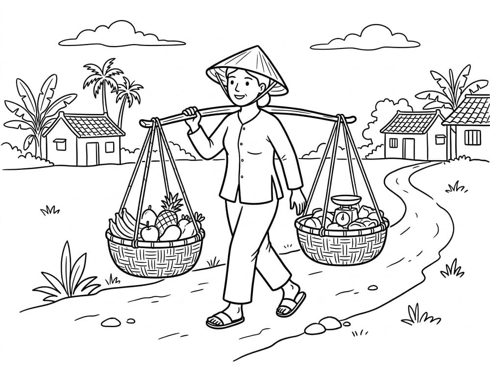 Cô Gánh Hàng Rong