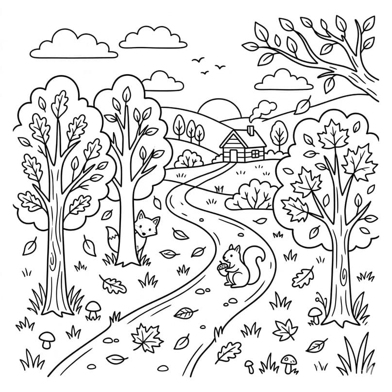 Con Đường Lá Rụng