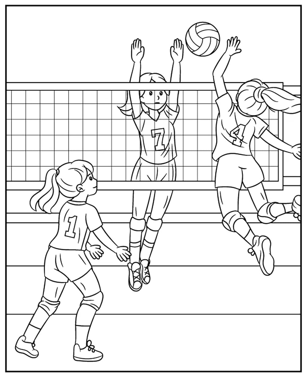 Con Gái Chơi Bóng Chuyền