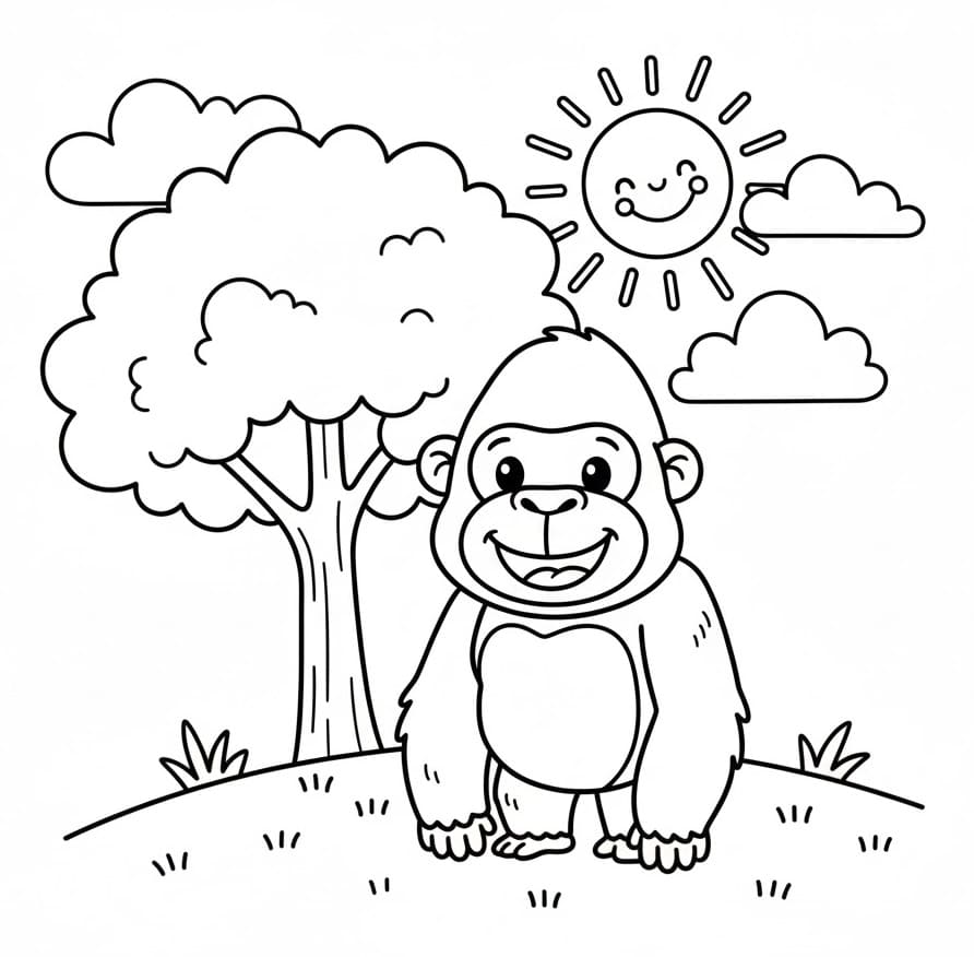 Con Khỉ Đột Cute