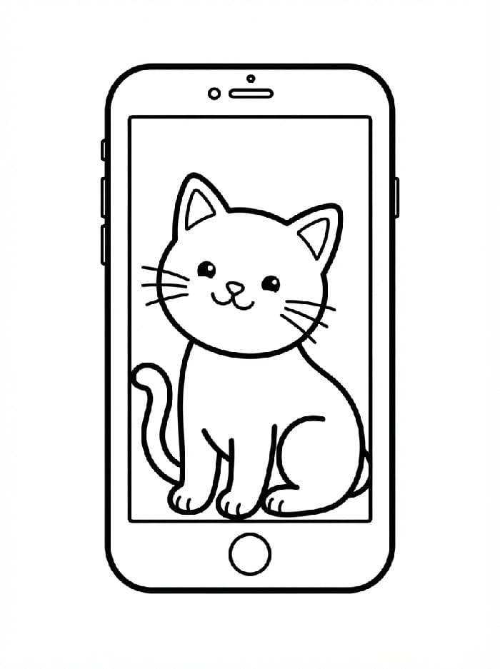 Con Mèo Trên Iphone